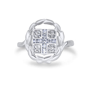 Griechenland Wappen Ring Damen Silber Edelstahl – Wappen