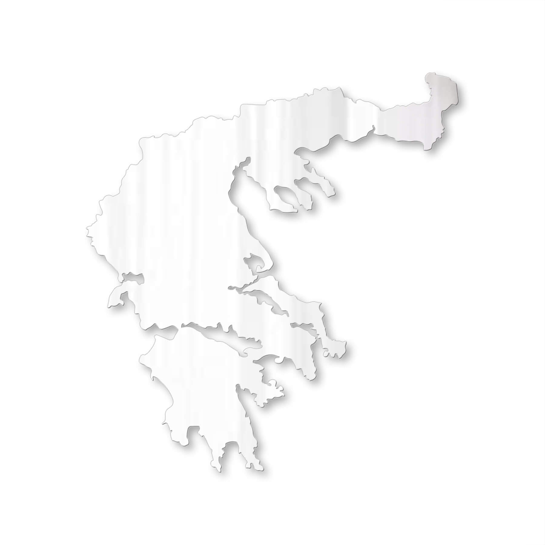 Griechenland Landkarte Spiegel Acrylglas | d'origine
