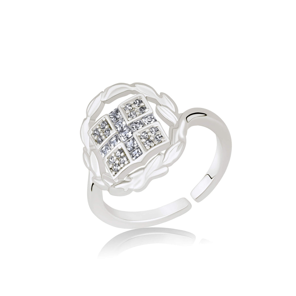 Griechenland Wappen Ring Damen Silber wasserfest | d'origine