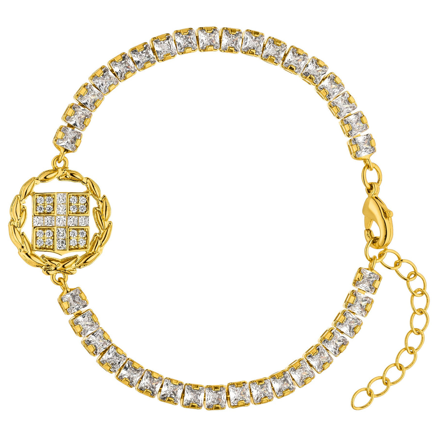 Griechenland Wappen Armband Damen 18K Gold | d'origine