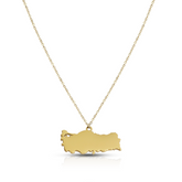 Türkei Landkarten Kette Damen 18K Gold | d'origine