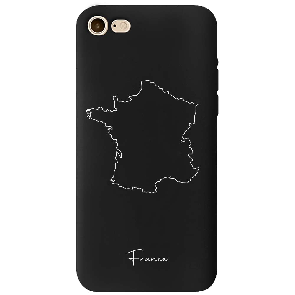 Frankreich Handyhülle iPhone 7/8 – Landkarten Design