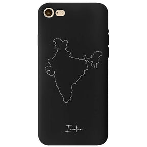 Indien Handyhülle iPhone 7/8 – Landkarten Design