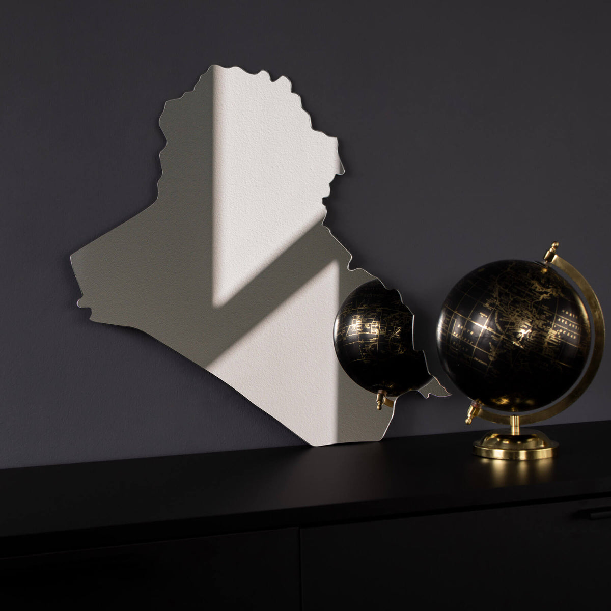 Irak Silhouette Spiegel Acrylglas | d'origine
