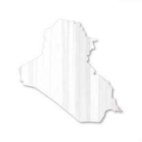 Irak Landkarte Spiegel Acrylglas | d'origine