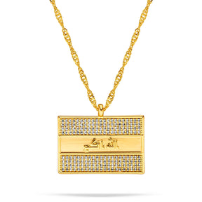 Irak Adler Wappen Kette Damen 18K Gold | d'origine