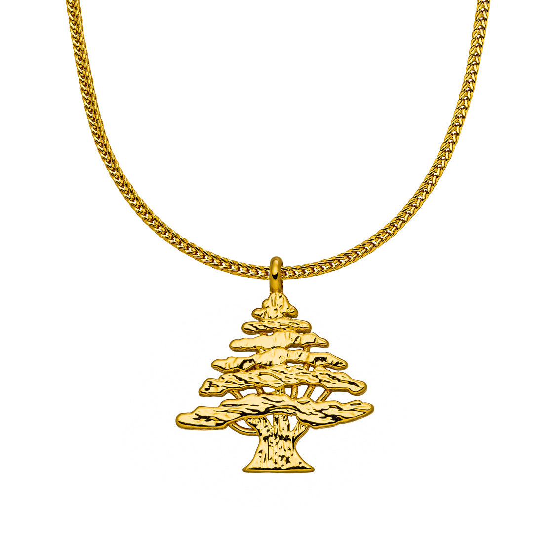 Libanon Wappen Kette Herren Gold vergoldet | d'origine
