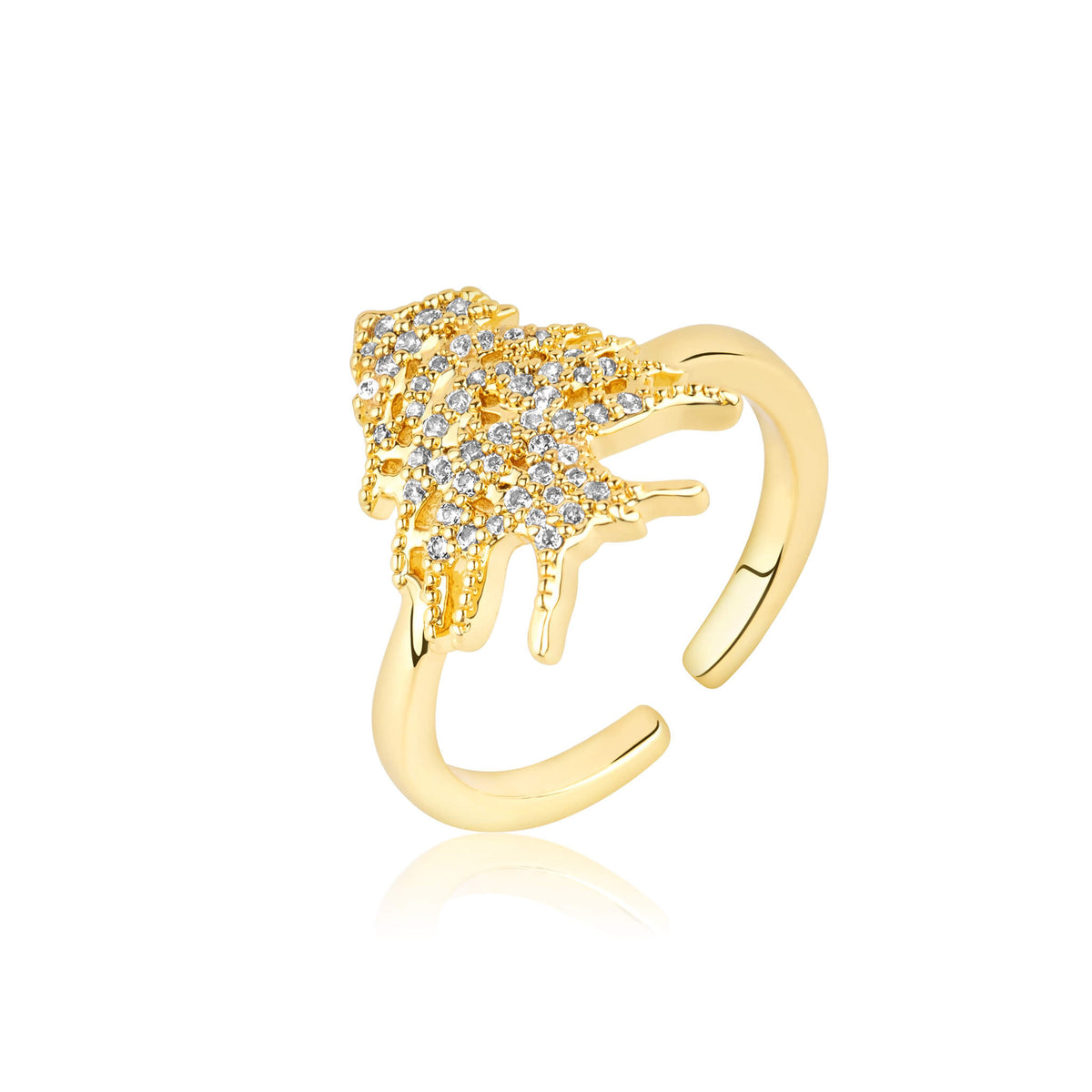Libanon Zeder Wappen Ring Damen 18K Gold | d'origine