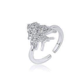 Lebanon Emblem Ring for Women Waterproof Silver | d'origine