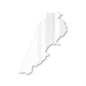 Libanon Landkarte Spiegel Acrylglas | d'origine