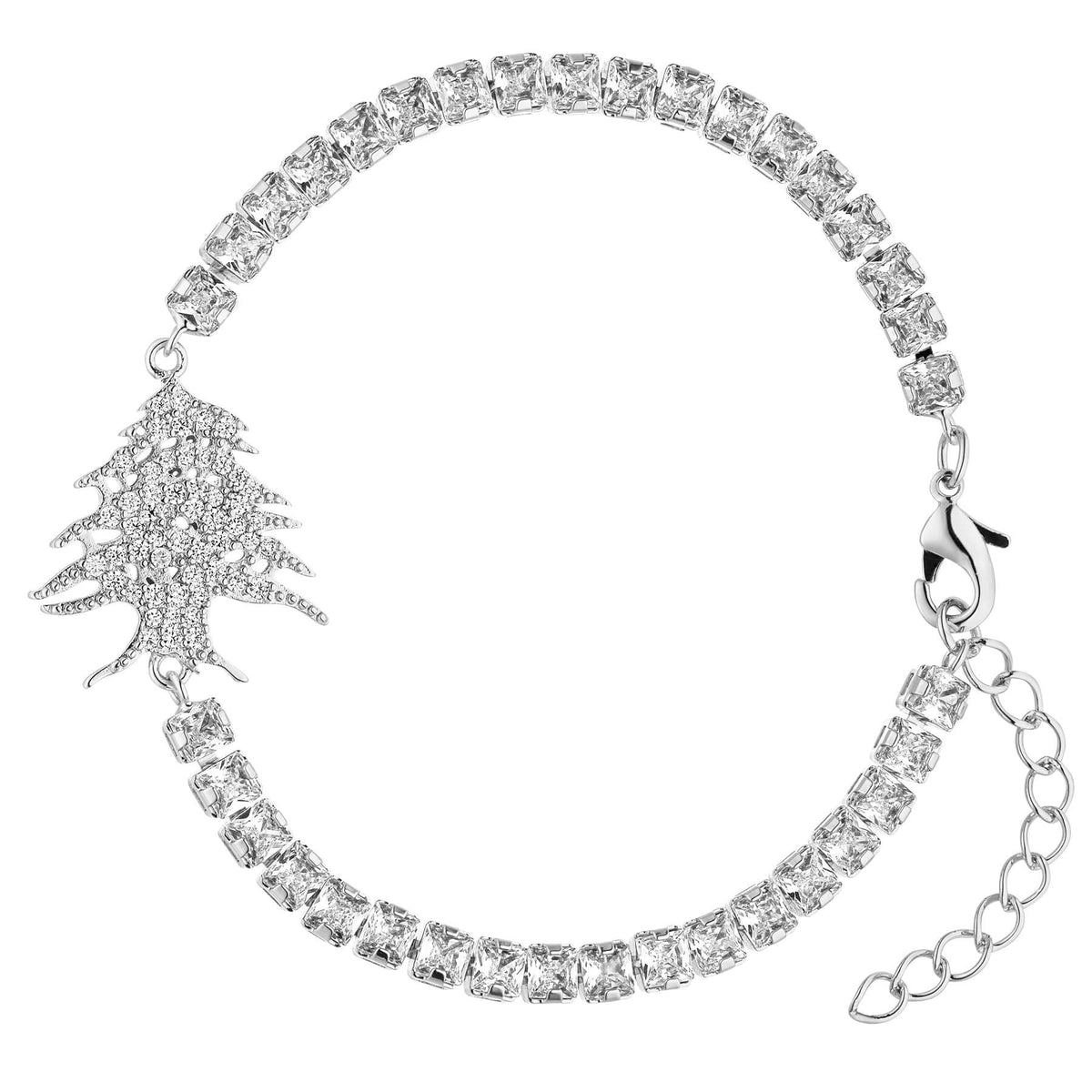 Libanon Wappen Armband Damen Silber wasserfest | d'origine