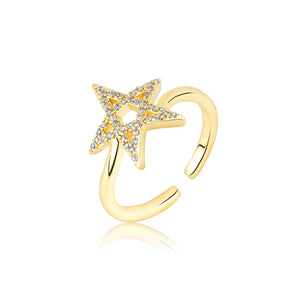 Marokko Stern Wappen Ring Damen 18K Gold | d'origine