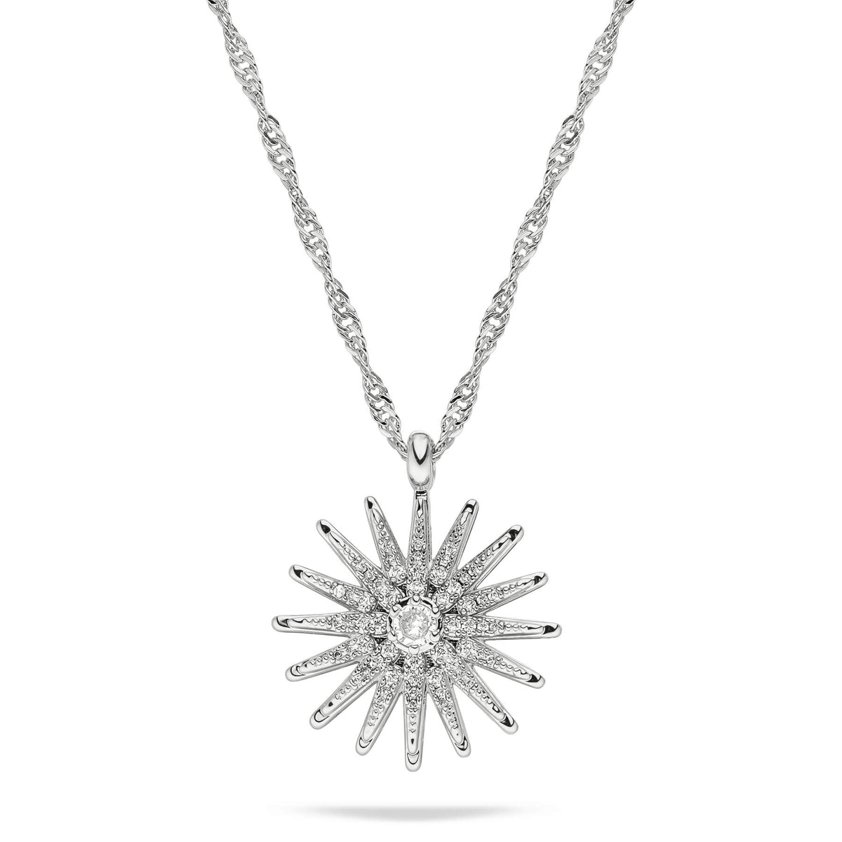 Mazedonien Wappen Kette Damen Silber wasserfest | d'origine