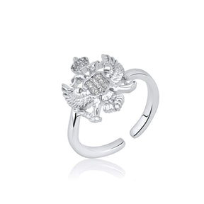 Montenegro Wappen Ring Damen Silber wasserfest | d'origine