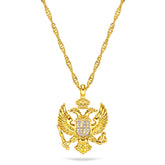 Montenegro Wappen Kette Damen Gold vergoldet | d'origine