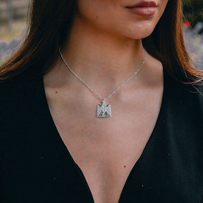 Palästina Wappen Kette Damen 18K Gold | d'origine