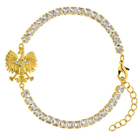 Polen Adler Wappen Armband Damen 18K Gold | d'origine