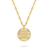 Portugal Wappen Kette Damen Gold vergoldet | d'origine