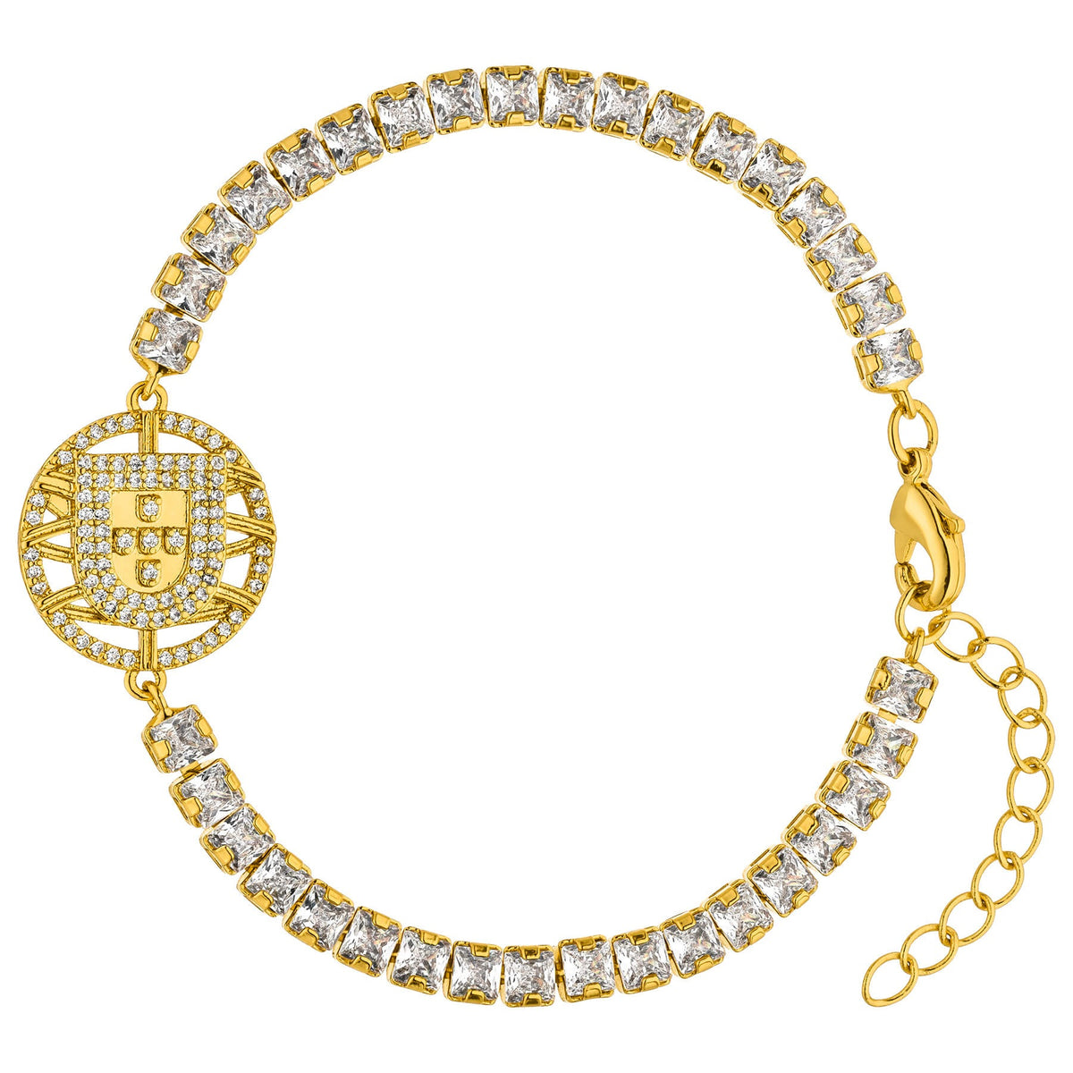Portugal Wappen Armband Damen 18K Gold | d'origine