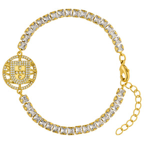 Portugal Wappen Armband Damen 18K Gold | d'origine