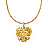 Russland Wappen Kette Herren Gold vergoldet | d'origine