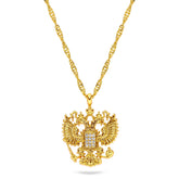 Russland Wappen Kette Damen Gold vergoldet | d'origine