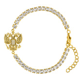 Russland Adler Wappen Armband Damen 18K Gold | d'origine