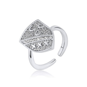 Sandžak Wappen Ring Damen Silber wasserfest | d'origine