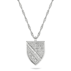 Sandžak Wappen Kette Damen Silber Edelstahl – Ljiljan Lilie