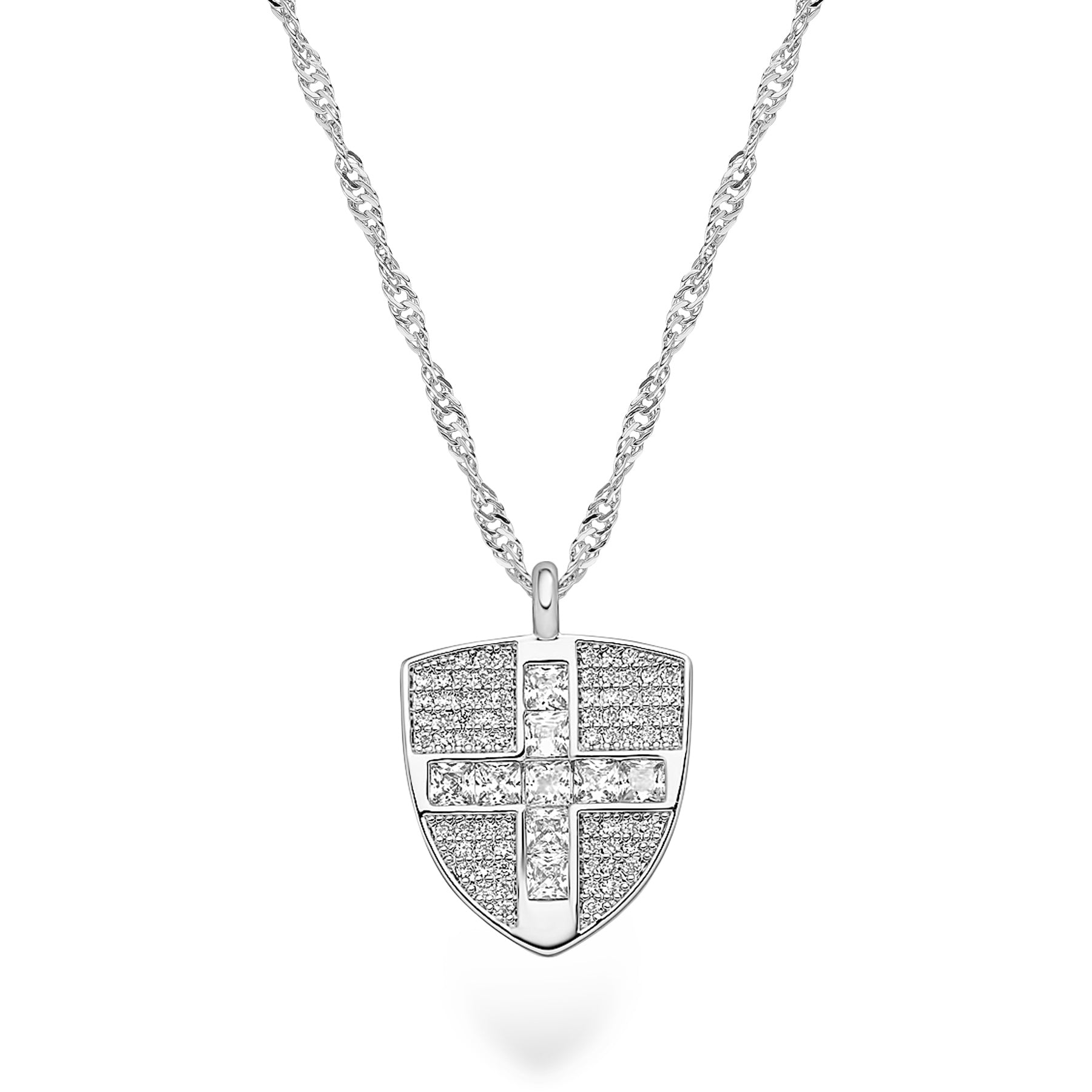 Switzerland Emblem Necklace Women Silver Waterproof | d'origine