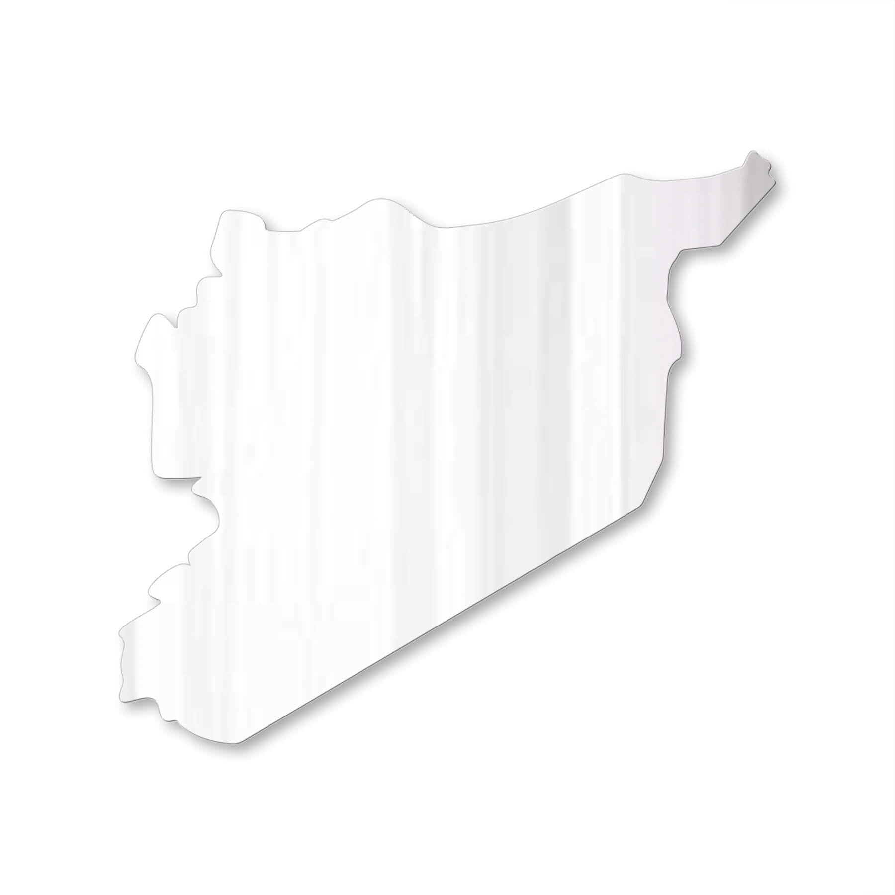 Syria Map Mirror Acrylic Glass | d'origine