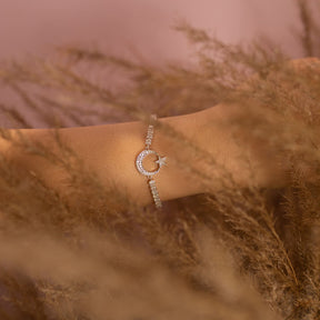 Türkei Wappen Armband Damen am Model