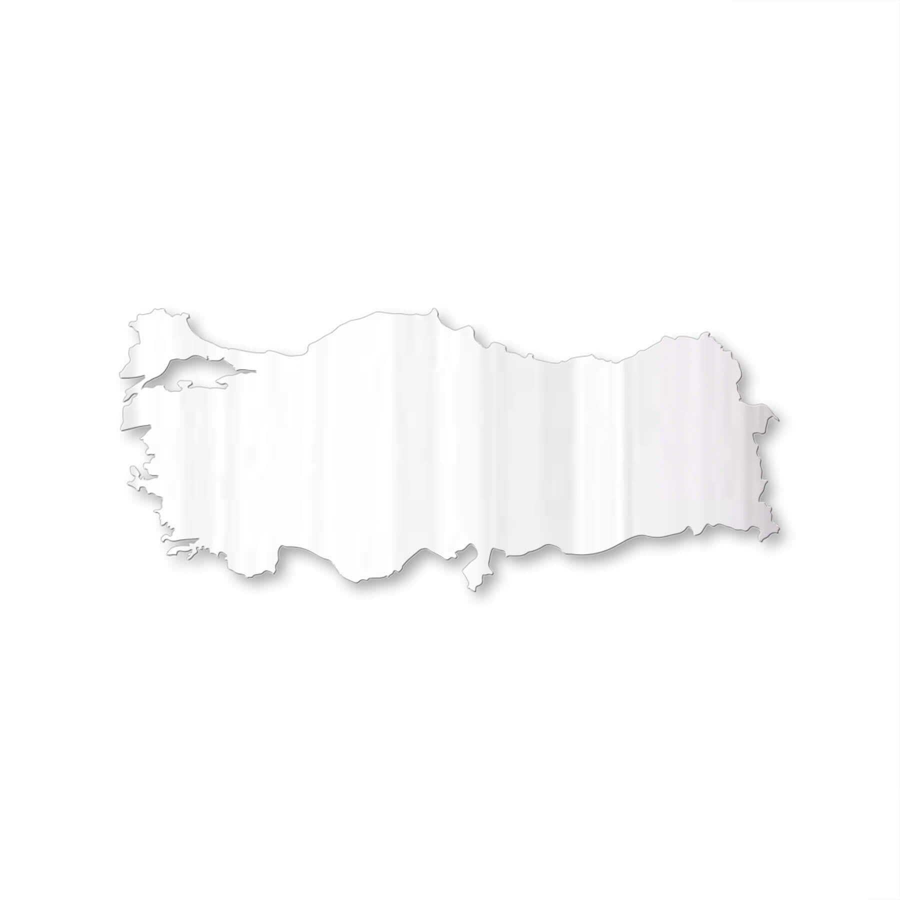 Türkei Landkarte Spiegel Acrylglas | d'origine