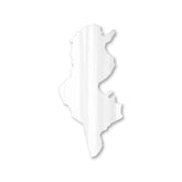 Tunisia Map Mirror Acrylic Glass | d'origine