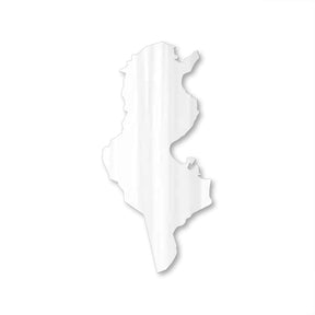 Tunisia Map Mirror Acrylic Glass | d'origine