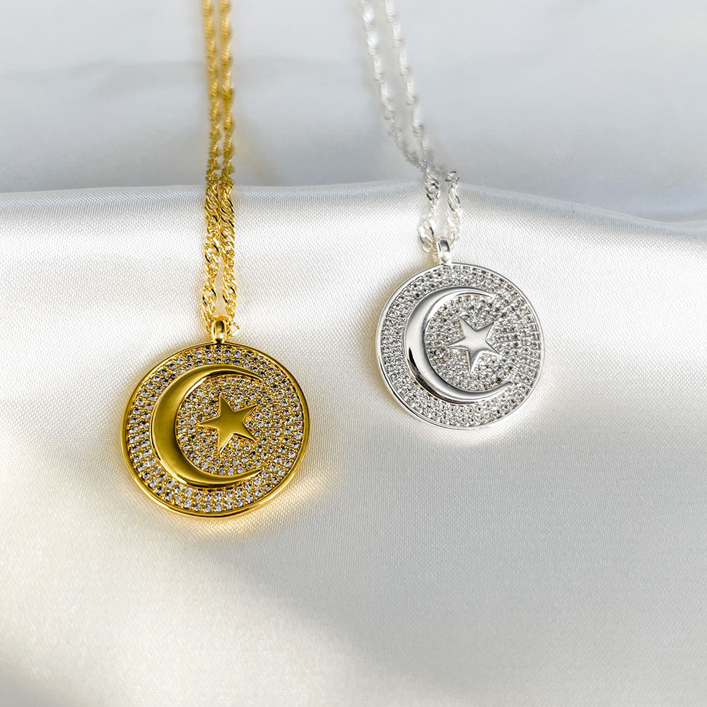 Tunesien Wappen Kette Damen 18K Gold Kollektion