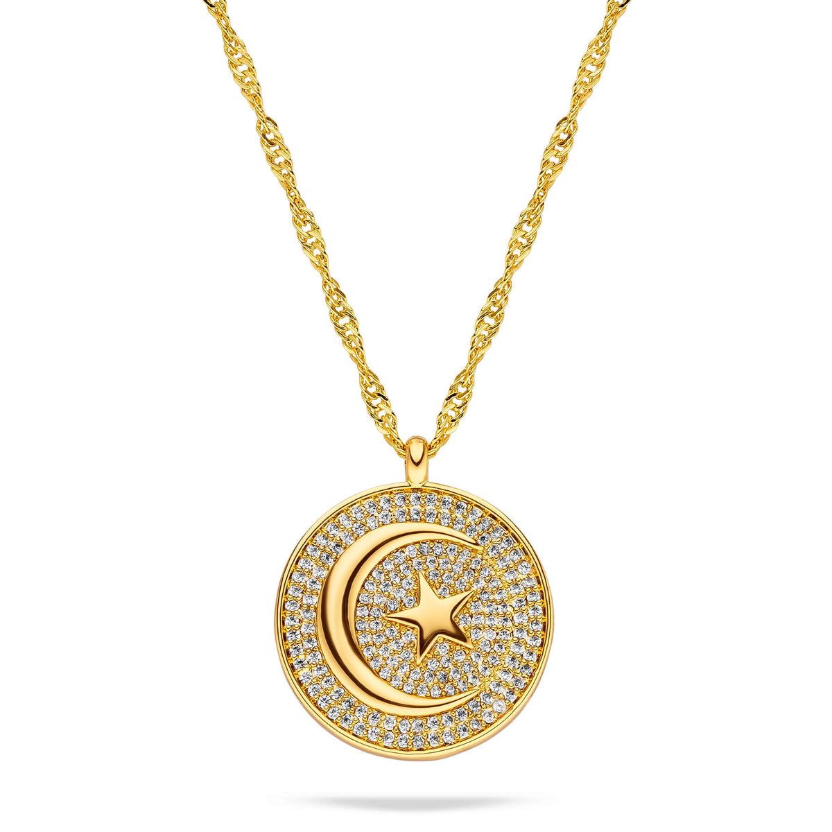Tunesien Wappen Kette Damen 18K Gold | d'origine
