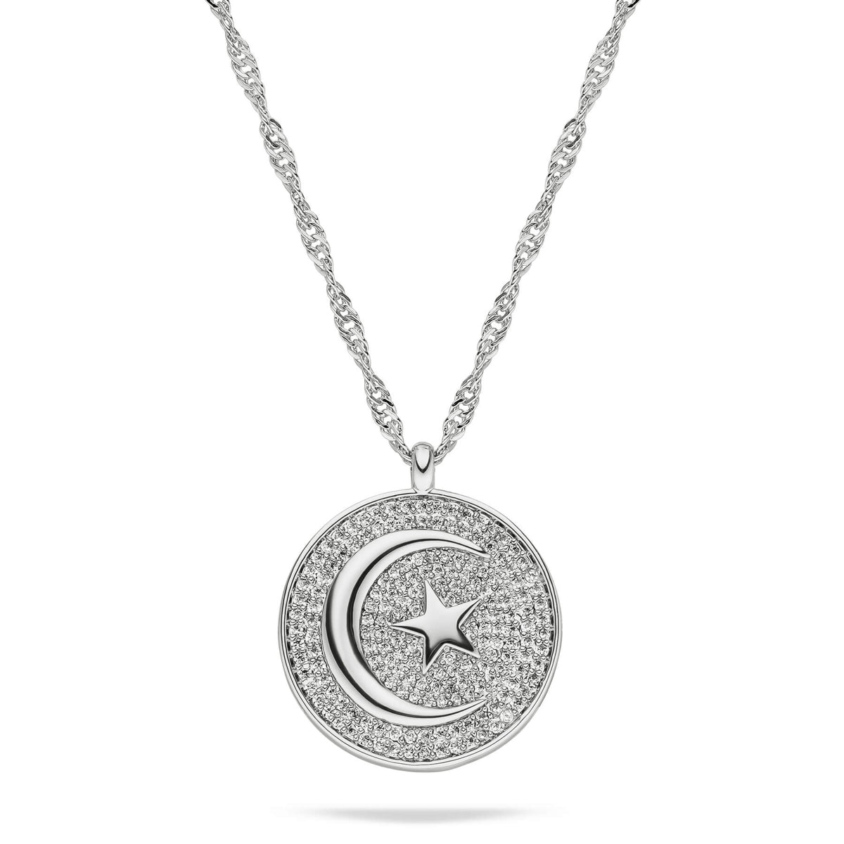 Tunesien Wappen Kette Damen Silber wasserfest | d'origine