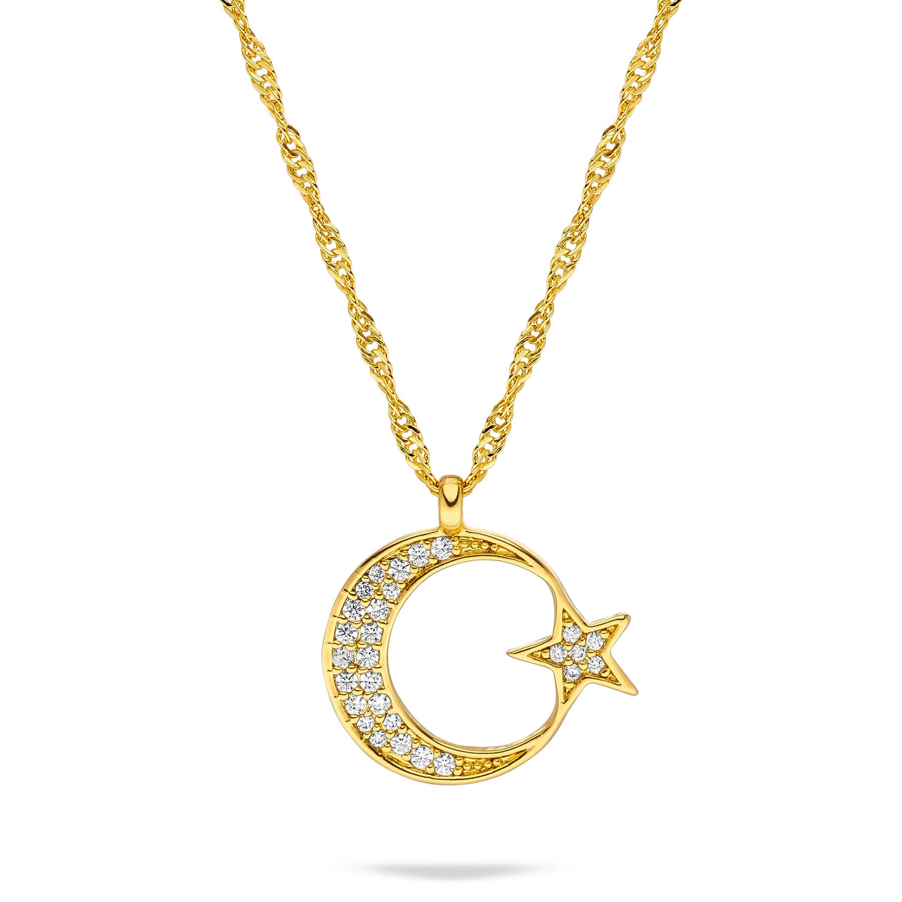 Türkei Wappen Kette Damen Gold vergoldet | d'origine