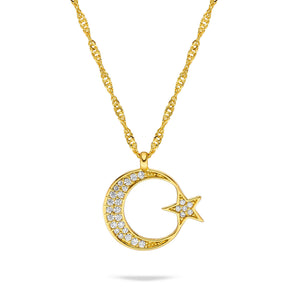 Türkei Wappen Kette Damen Gold vergoldet | d'origine