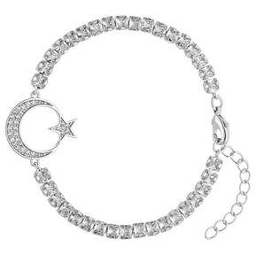 Türkei Wappen Armband Damen Silber Edelstahl – Ayyıldız