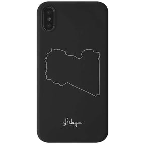 Libyen Handyhülle Silhouette Schutzhülle | d'origine